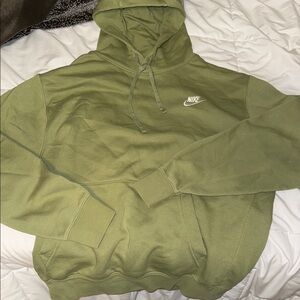 Barely worn- Nike Sage Green Pullover Hoodie